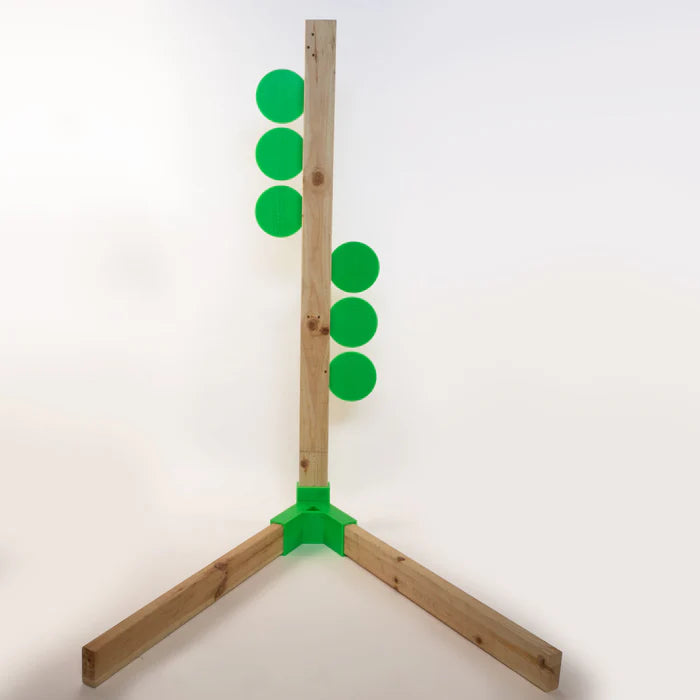 Throom® Dueling Tree Kit (6 - 6" round plates, 6 brackets, 1 alpha)