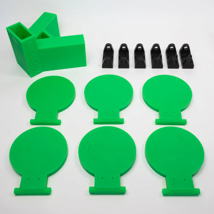 Throom® Dueling Tree Kit (6 - 6" round plates, 6 brackets, 1 alpha)