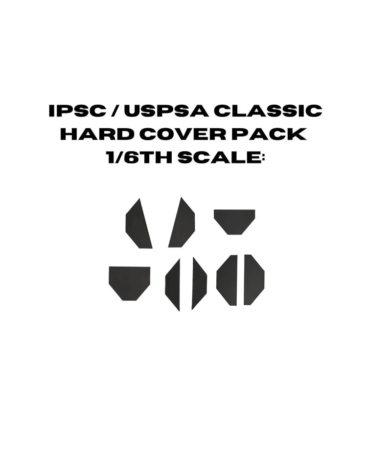 IPSC Hard Cover Pack 1/6th Dry Fire Targets